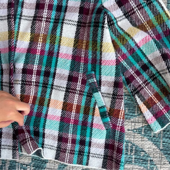 Anthropologie Rosetta Cropped Plaid Jacket - Picture 6 of 12